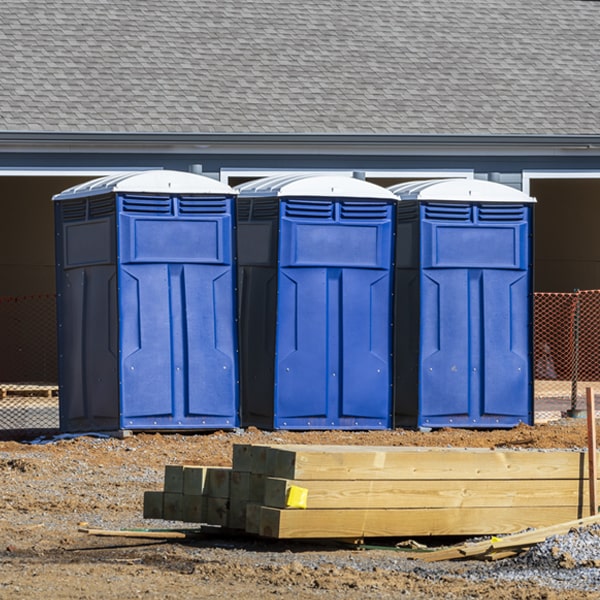 what is the expected delivery and pickup timeframe for the porta potties in Clawson Michigan